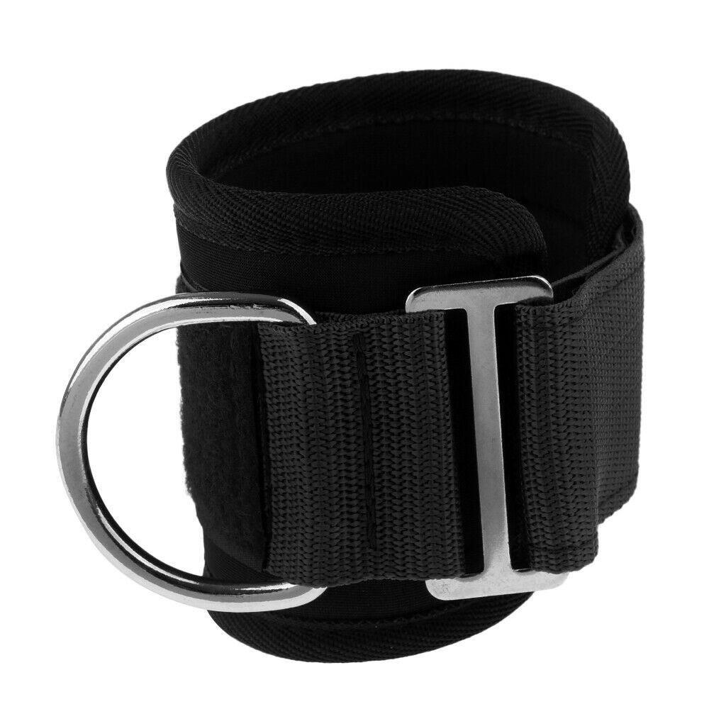 2Pcs Durable Adjustable Fitness Ankle Strap Pulley Exerciser Cuff Loop