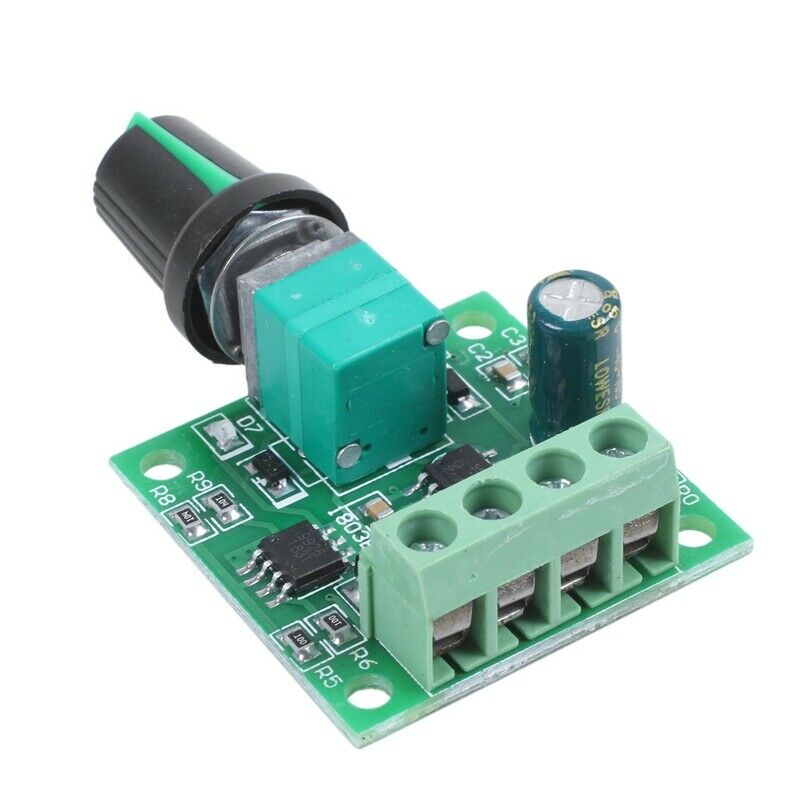 1.8v 3v 5v 6v 7.2v 12v 2A 30W DC Motor Speed Controller (PWM) 1803BK AdjustablV1