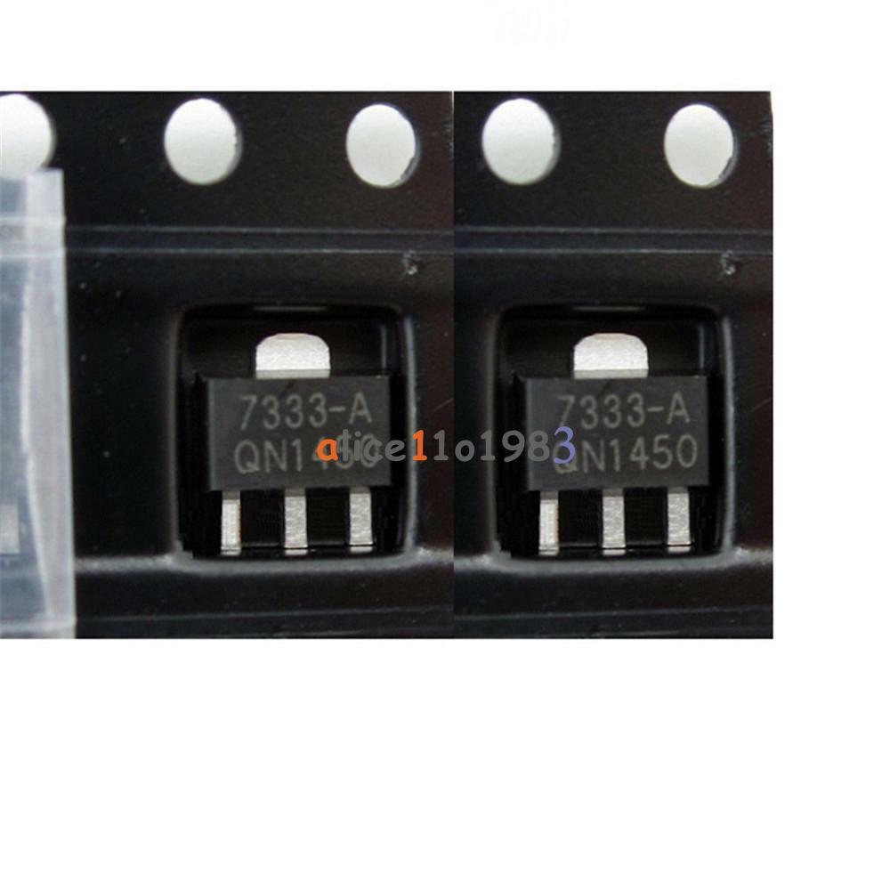 10PCS HT7333-A HT7333 3.3V SOT-89 Low Power Consumption LDO Voltage Regulator