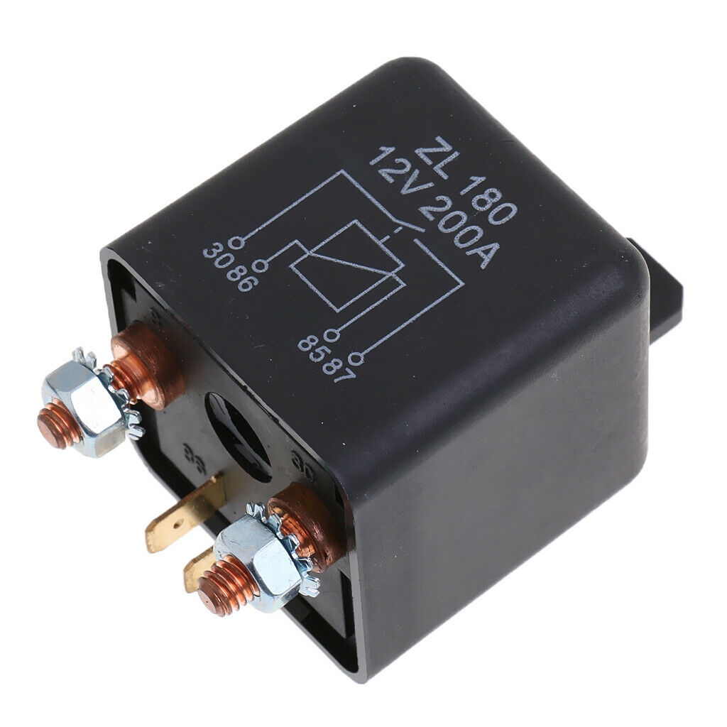 12V 200A AMP 5-Pin SPDT Split Load Automotive Relay of Cars Vehicles Van Boat