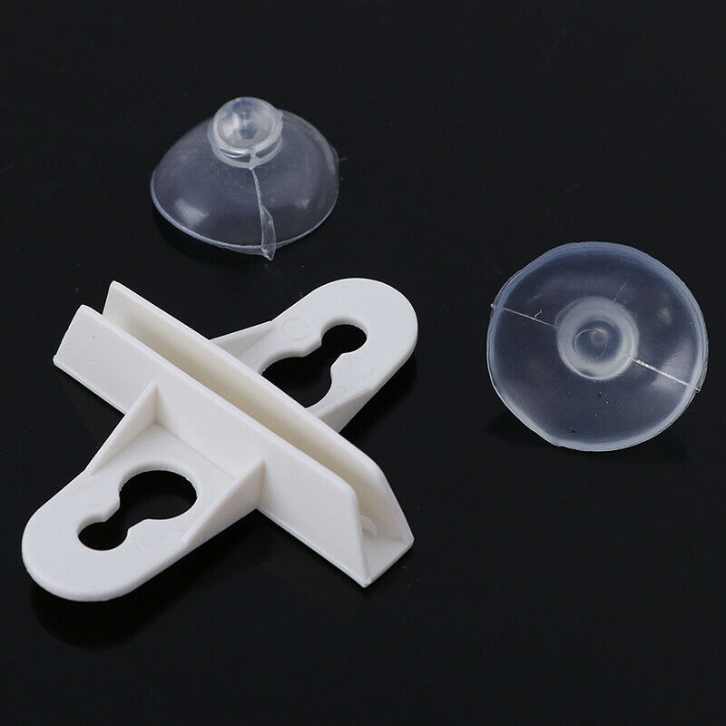 5Pcs Aquarium Fish Tank Divider Suction Cup Divider Plastic Sheet Holder Set LDD