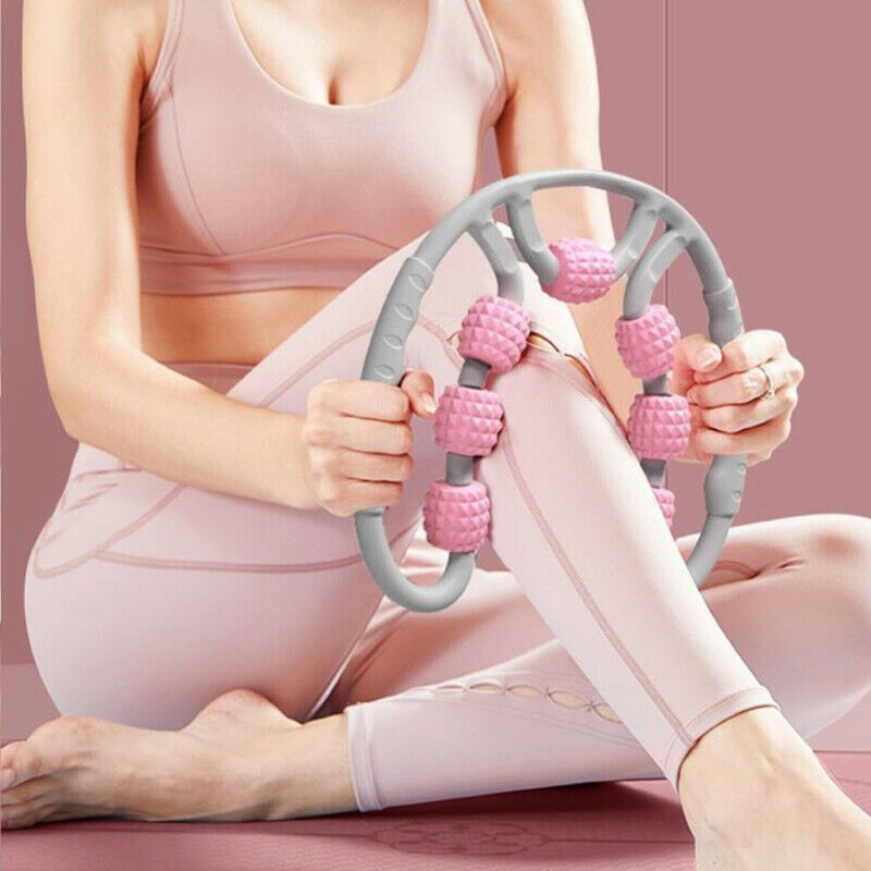 7 Wheel Floating Massage Roller Arm Leg Neck Muscle Roller Tissue Fitness Rol JY