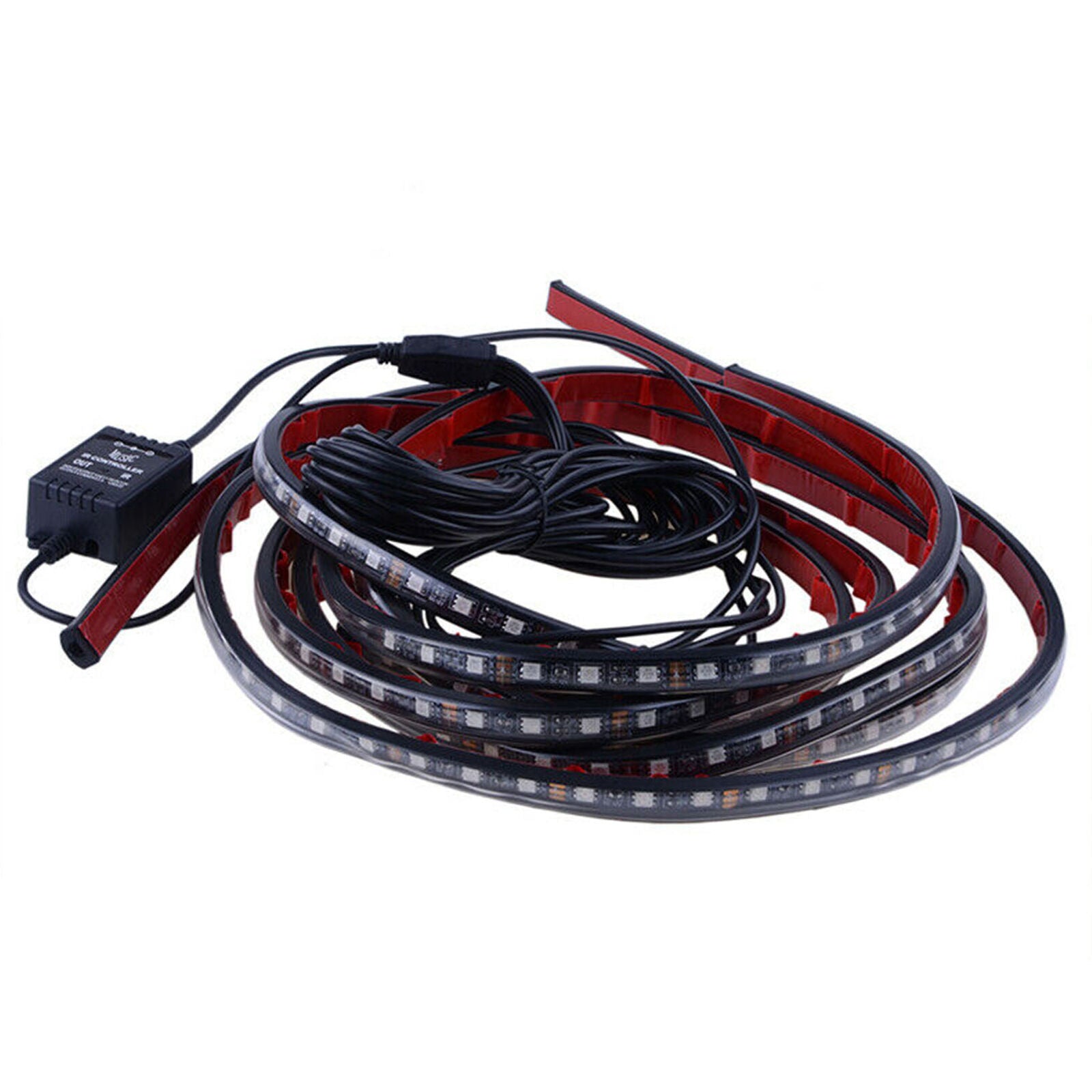 RGB Control LED Strip Under Car Tube Underglow Underbody System Neon Lights New
