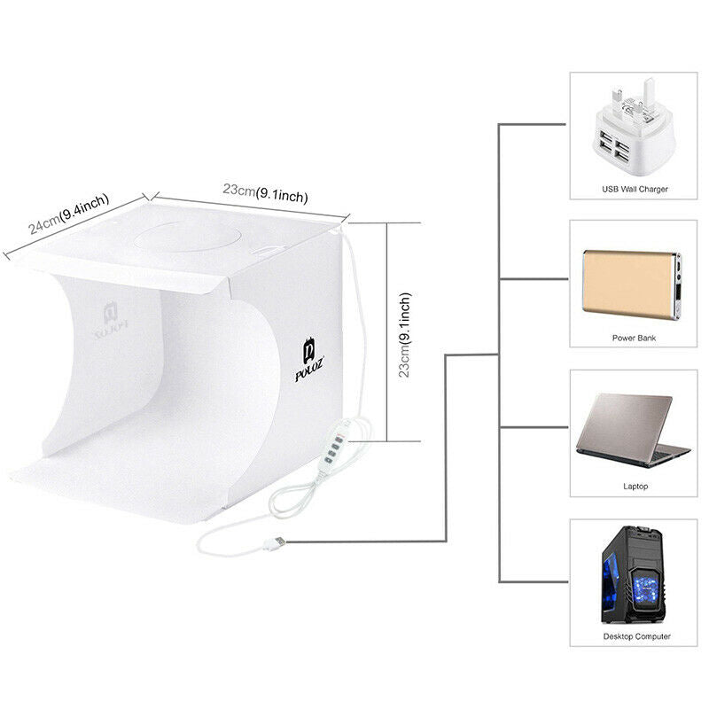 Mini Folding photo box light Photography Studio Camera Shooting Tent Box KitBDA