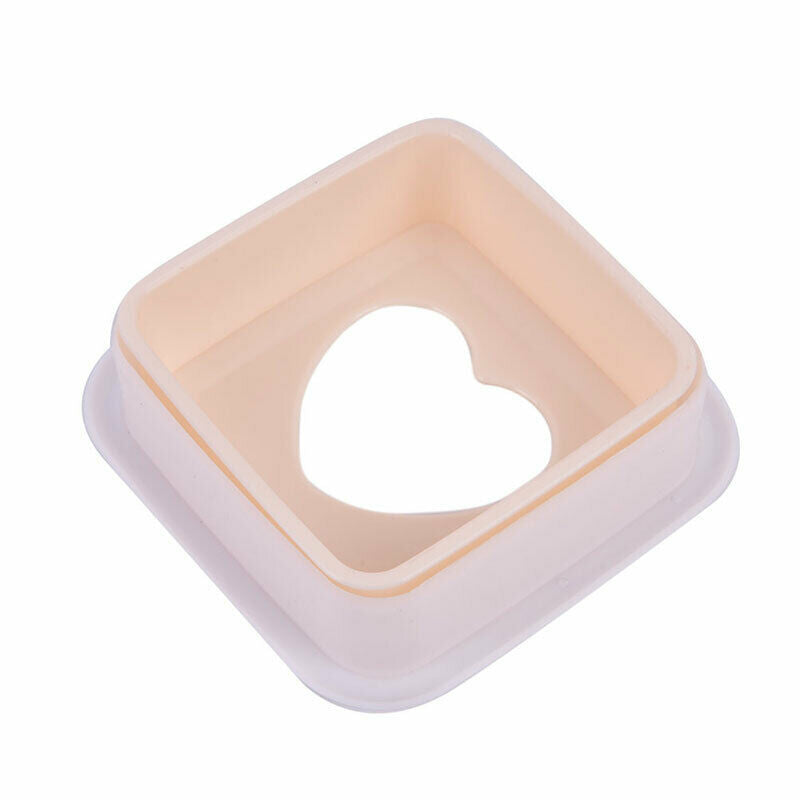 Portable Love Heart Shape Sandwich Bread Toast Maker Mold Mould Cutter DI.l8