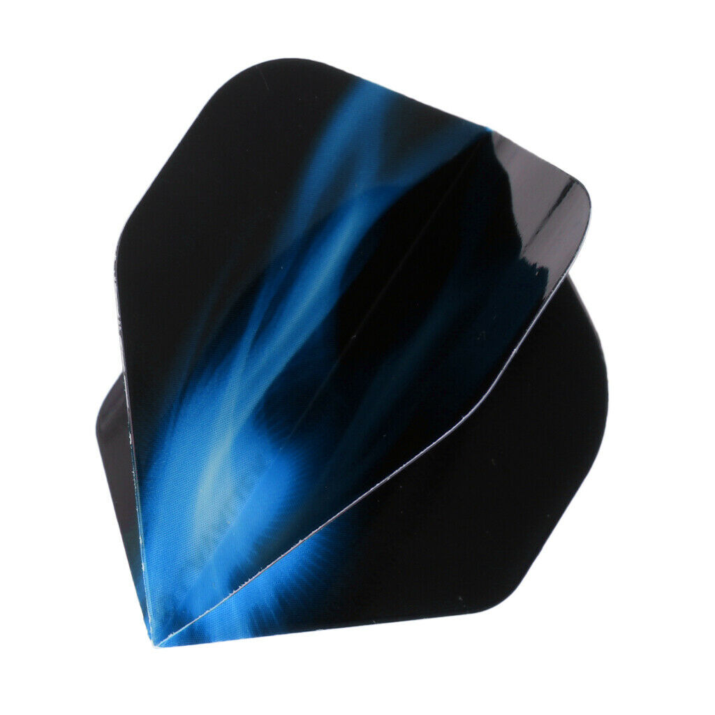 Set of 20 Durable PET Extra Tough Thick Dart Flights Kit Accessories - Blue