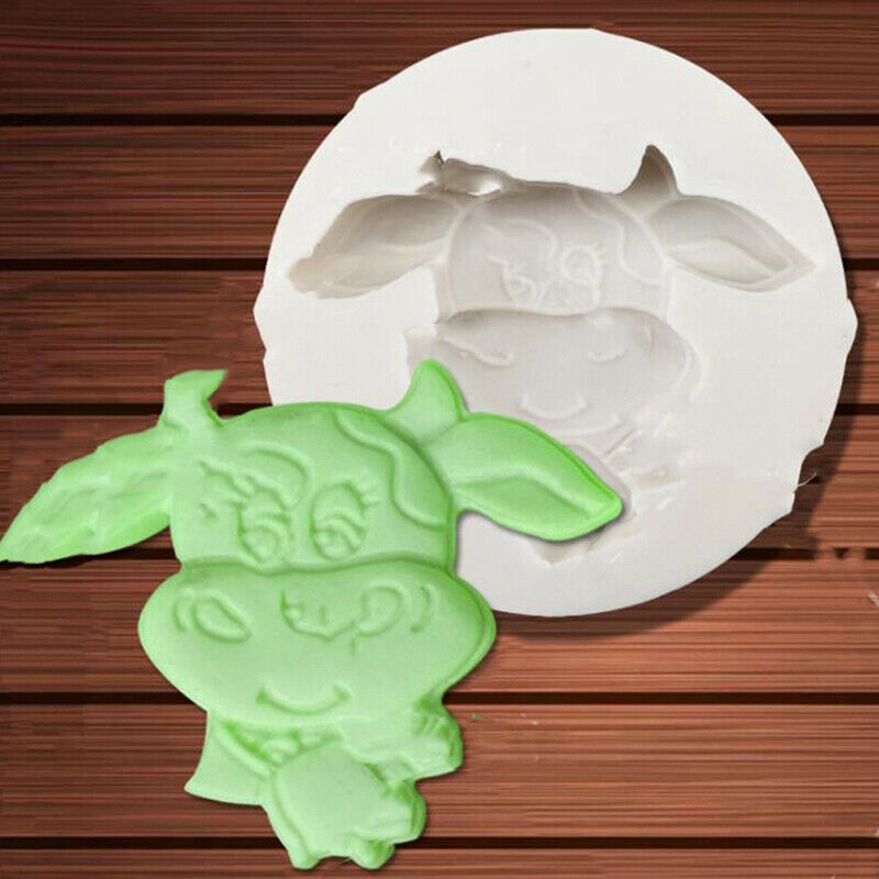 Zodiac Cow Design Shape Silicone Mold DIY Cake Baking Tool Chocolate Cand.l8