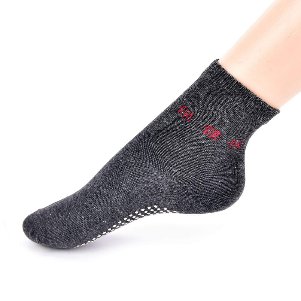 Foot Massage Socks Relieve Legs Fatigue Pain Tourmalines Dots Compressions Socks