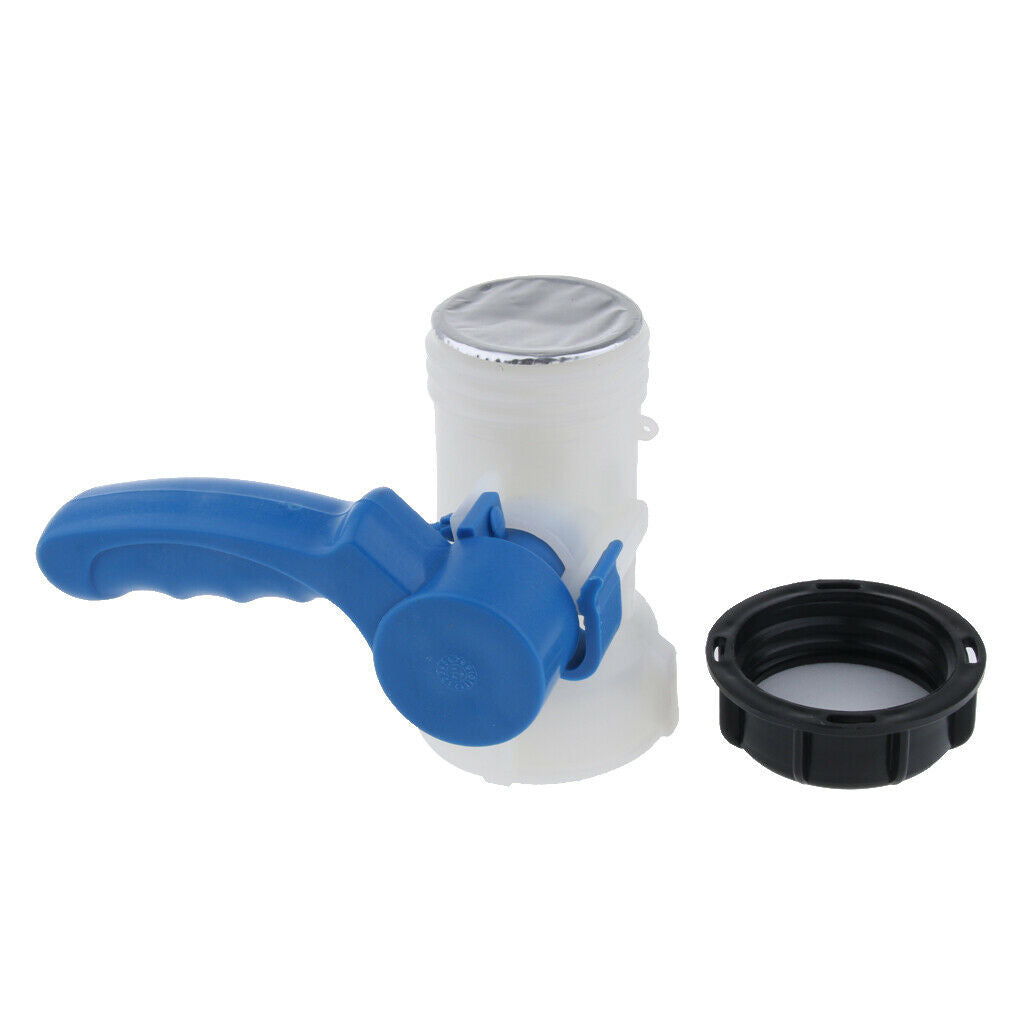 1Pc IBC Tank Hose Adaptor Butterfly Valve Yard Water Tap Hose Connector DN40