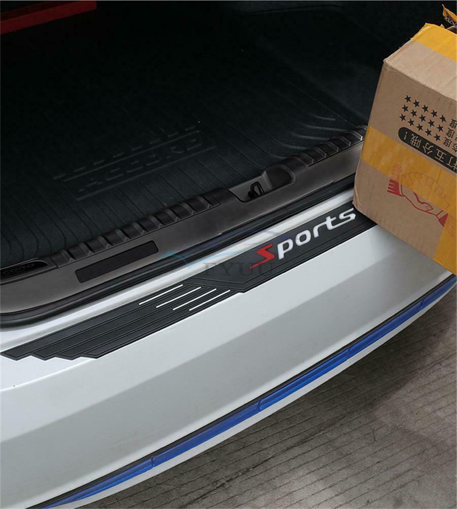 4PCS Universal Rubber Car Door Anti-scratch Plate Threshold Cover Step Protector