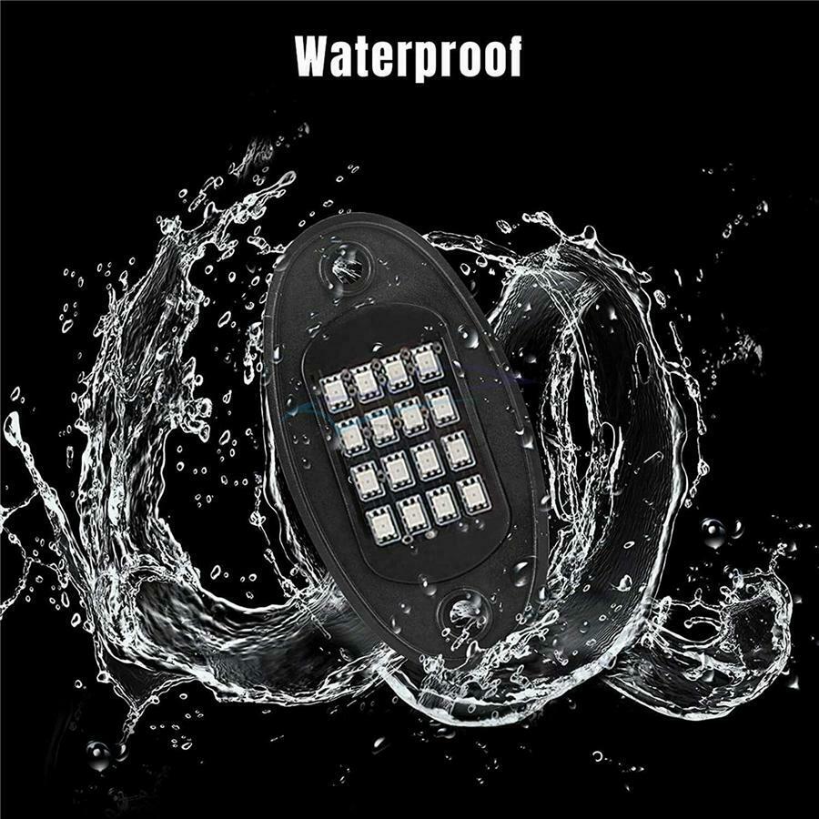8PCS Underbody RGB LED Neon Light Atmosphere Bluetooth App Dual Remote Control