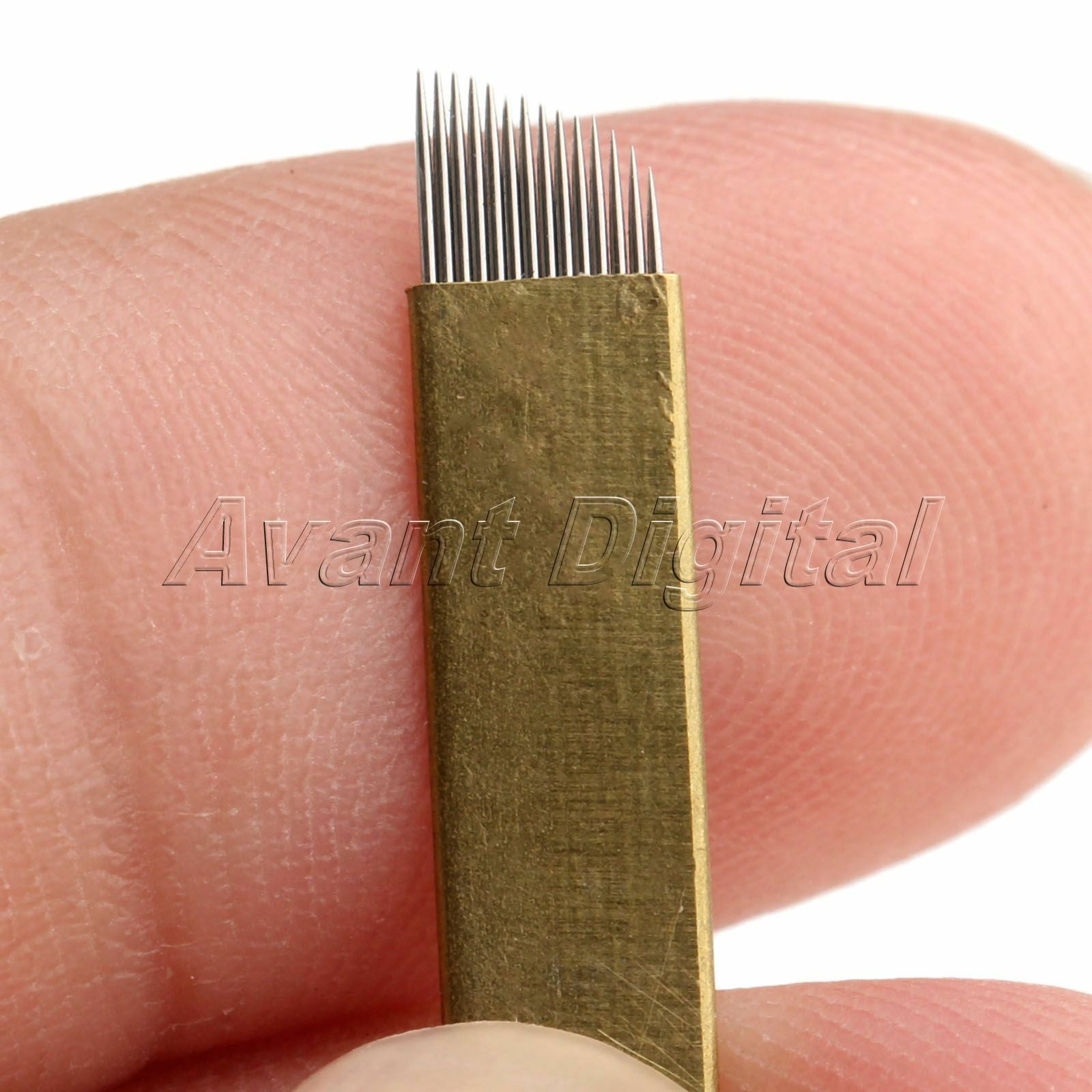 40Pcs Microblading Needles Blades  7/12/14/17pin Permanet Makeup Eyebrow Beauty