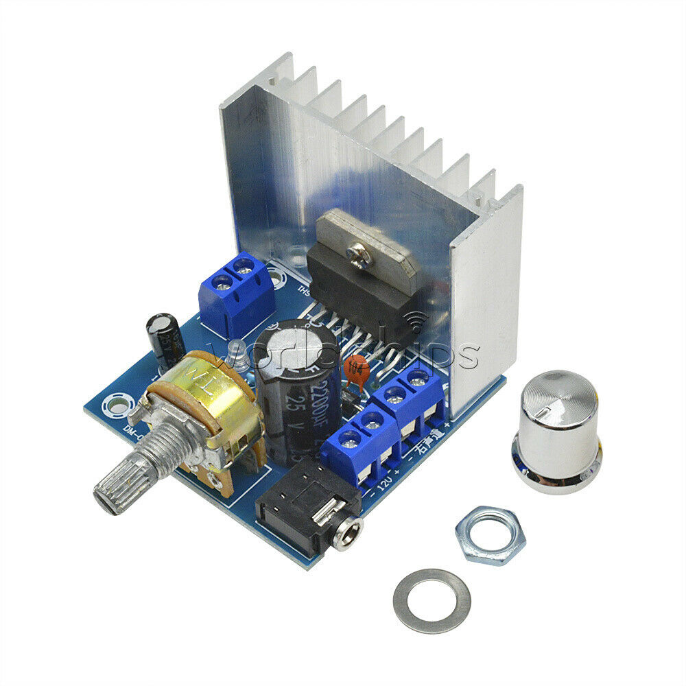 Dual-Channel 2.0 AC/DC 12V TDA7297 2*15W Digital Audio Amplifier DIY Kit Module