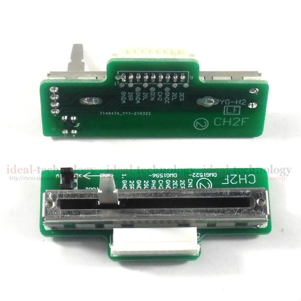 2pcs DWG1522 CHANNEL 2 Fader For PIONEER DJM 600 DJM600 DJM-600