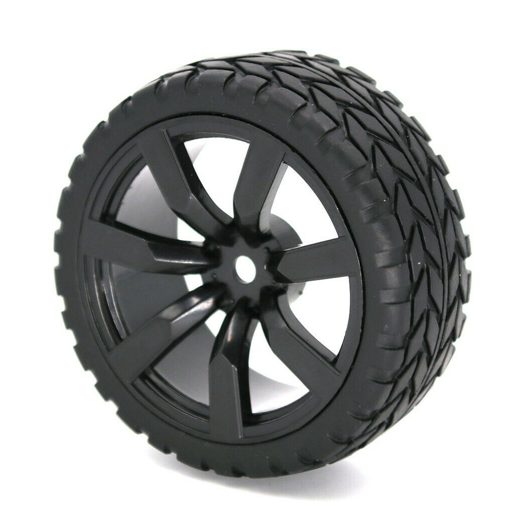 Rubber RC Tire 10 on road RC Tires for 1:10 Scale On-road Car Accessories