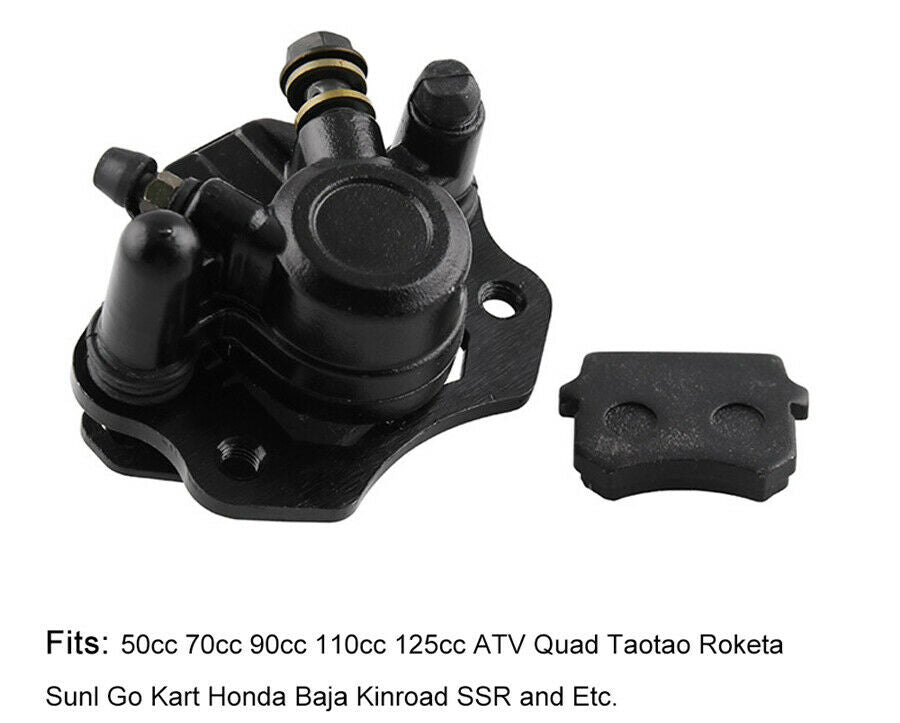 Rear Brake Caliper Assembly 50 110 125cc For ATV Quad 4 Wheeler Roketa Coolster