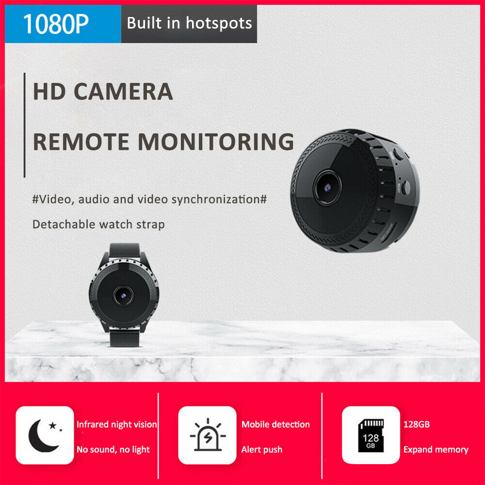 Home Security Night Vision 1080P HD Real-time IP Wireless WIFI Camera Camcorder