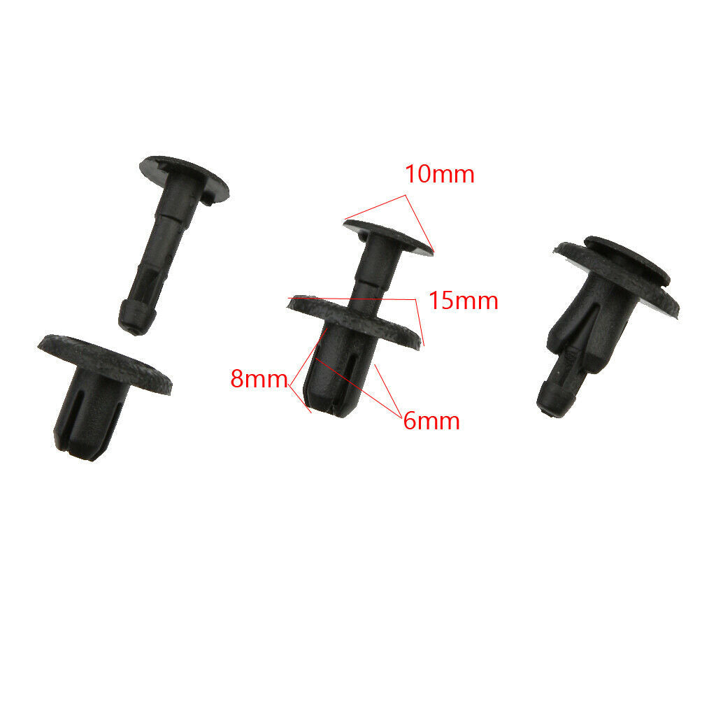 30pcs Door Trim Panel Retainer Clips Fastener 6mm Head for GM 94858864 Geo Prizm