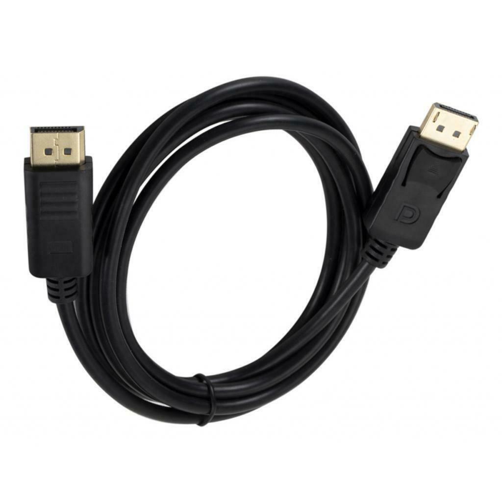 1.8M Display Port Extension Cable DP to DP Cable HD Display Port-Black