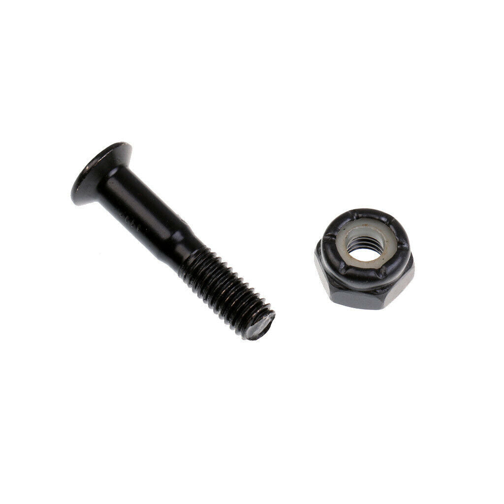16pcs Skateboard Screws Nuts Heavy Duty Carbon Steel Longboard Head Deck Wheel