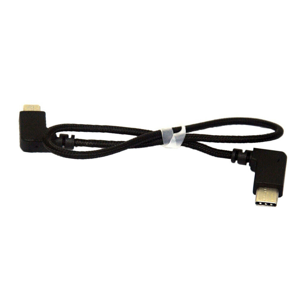 Black Nylon Braided Type C Connector Data Cable for DJI