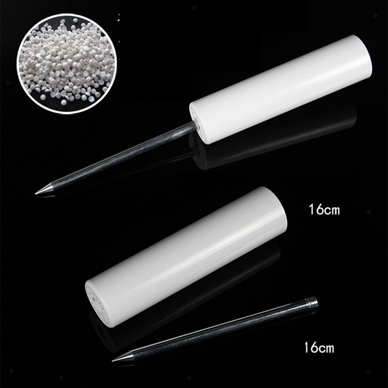 2X Fishing Rod Pole Holder Ground Stand PVC for Shore Fishing Fishing Supplies
