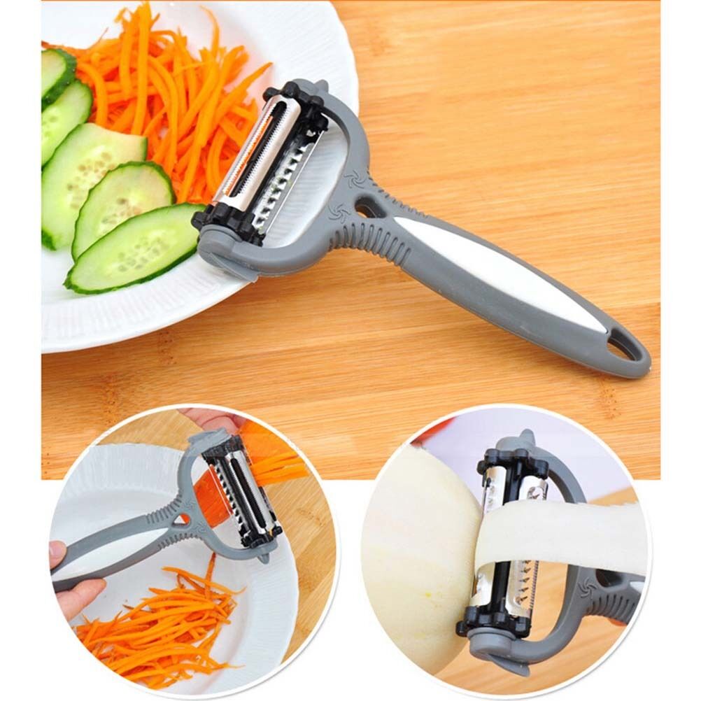 Top 360 Degree Rotary Carrot Peeler Gadget Vegetable Fruit turnip Slice.l8