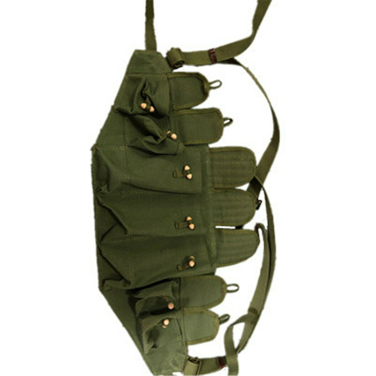 1pc Origina Vietanm War Chinese Type 56 Chest Rig Ammo Bandolier Pouch