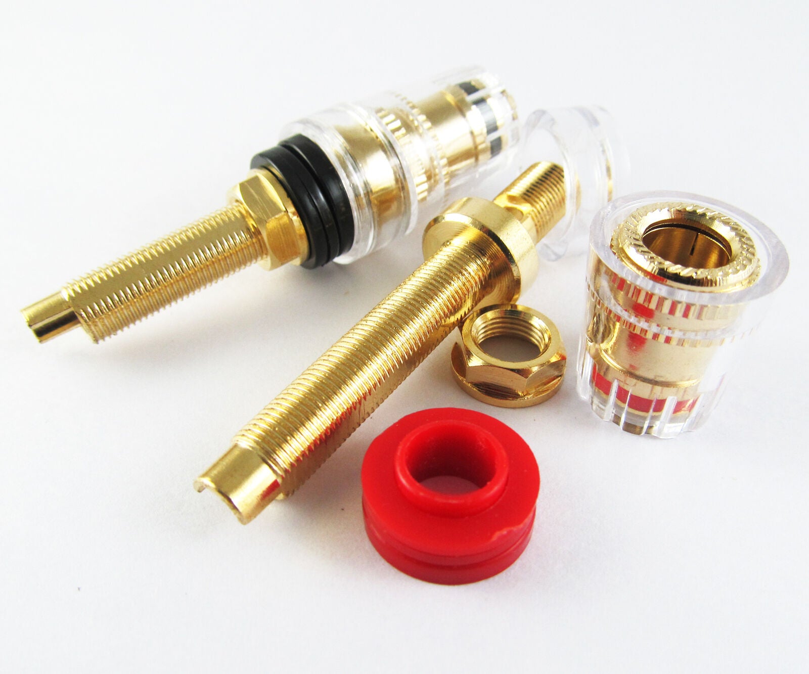 6pcs Speaker Cable Amplifier AMP Terminal Binding Post Audio Connector