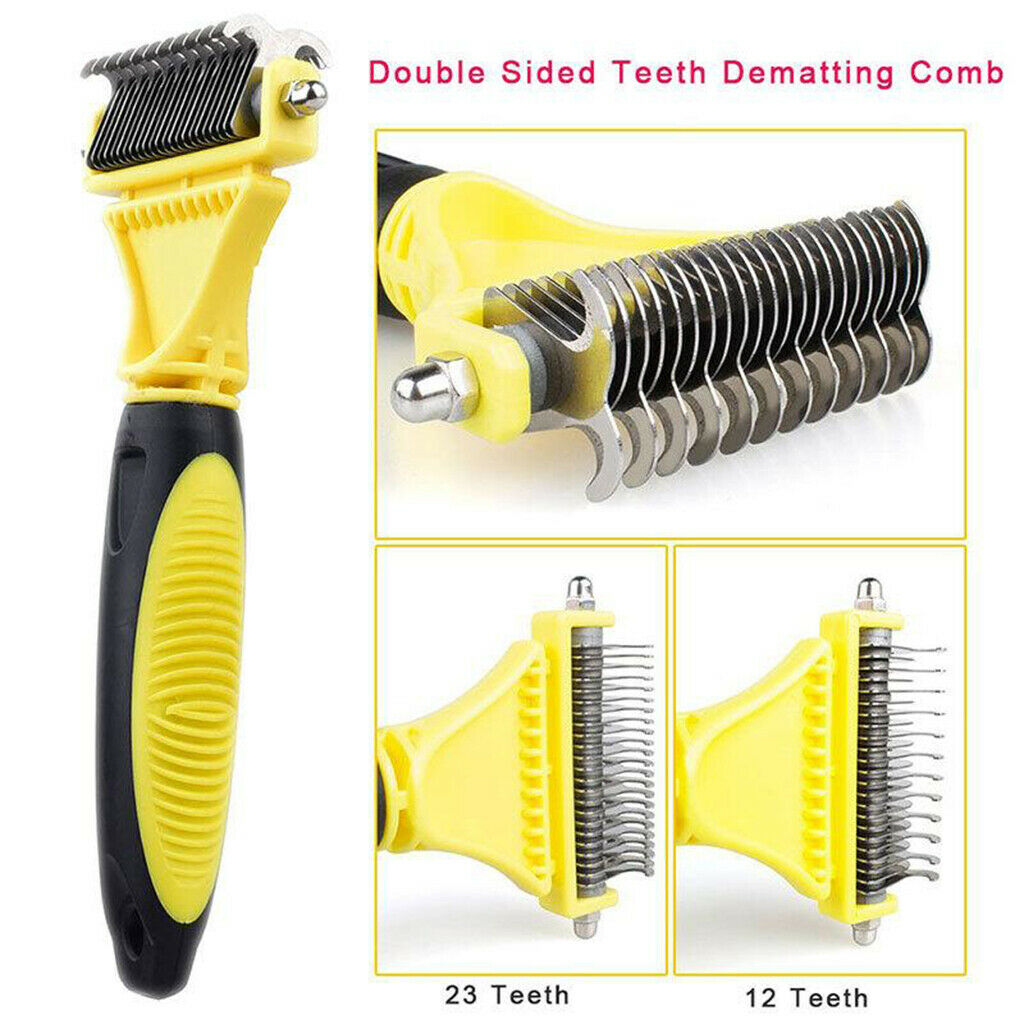 Dog & Cat Brush for Shedding, Best   Hair Pet Grooming Tool, Reduces