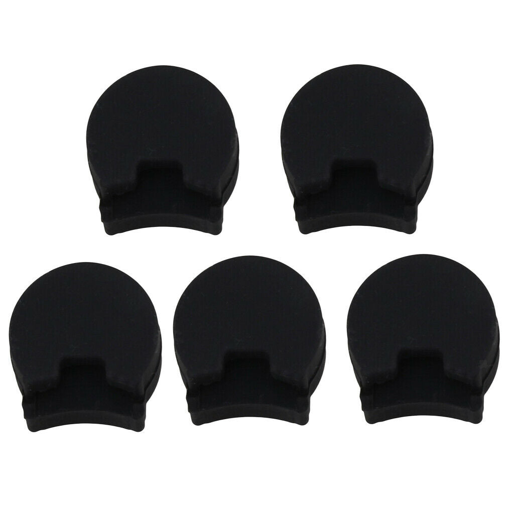 Black 10mm/0.39'' Rubber Thumb Rest Cushion Pad Protector for Clarinet Oboe
