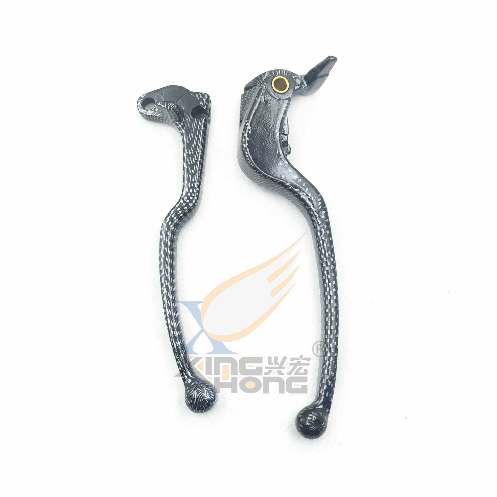 Fiber Carbon Brake Clutch Hand Lever For SUZUKI GSX GSXR GSX-R GSXR600 GSXR750