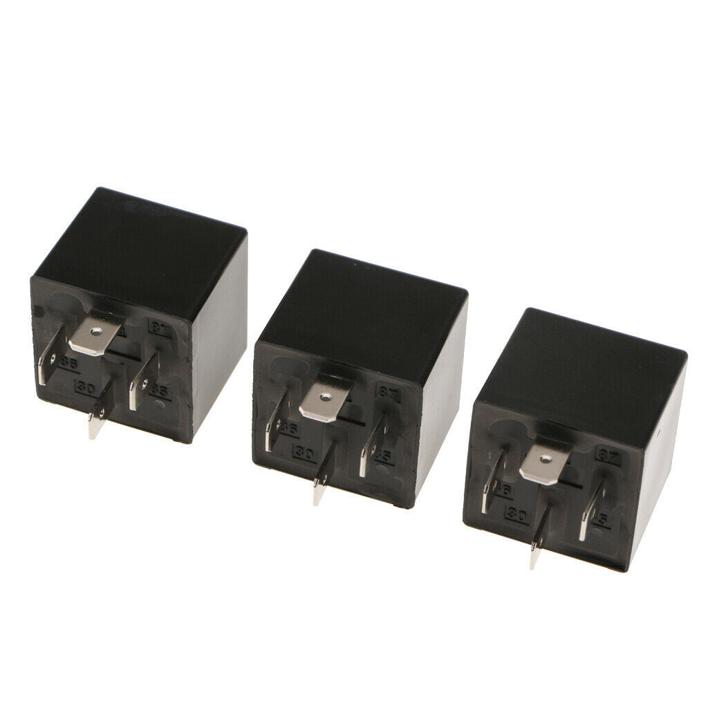 3 Pieces SPST Relay Normally Closed Normally Open Auto Changeover Relay