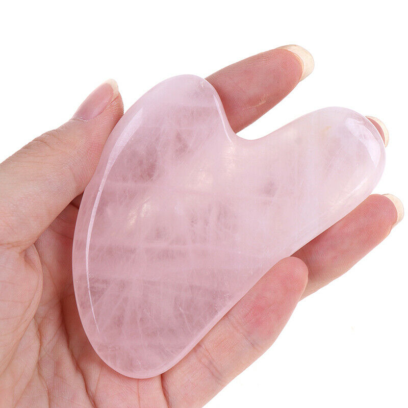 Facial Massage Crystal Roller Jade Roller Stone Natural Rose Beauty Skin ToyBDA