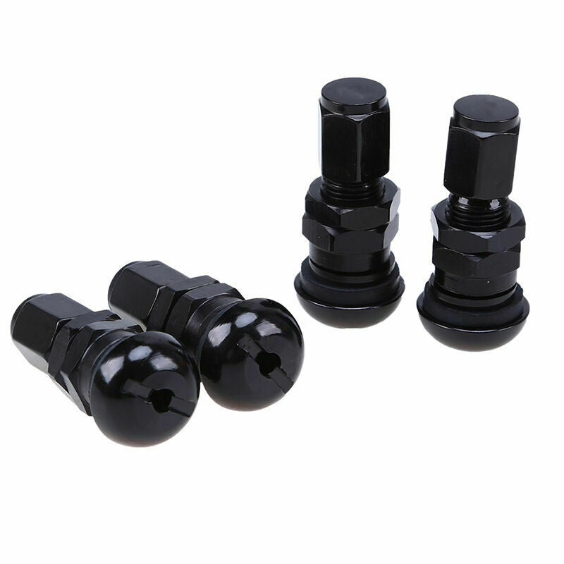 4X Car Wheel Tyre Tire Bolt-in Stem Valve Dust Caps Airtight Tubeless