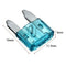 60x Mini Blade Fuses Auto Car Truck Assortment Fuse Kit 5A 10A 15A 20A 25 30 Tt