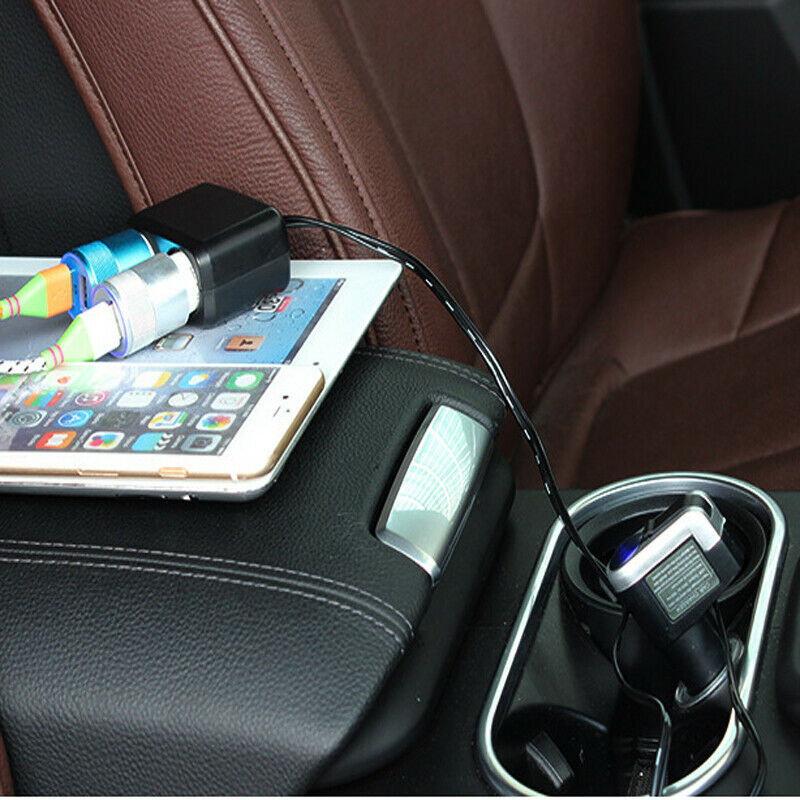 One Point two Car Cigarette Llighter with USB Power Supply Charging Distributor