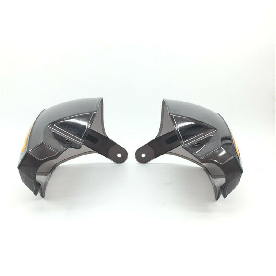Pair 7/8" Motorcycle Smoke color plastic handguard meets the aerodynamic design