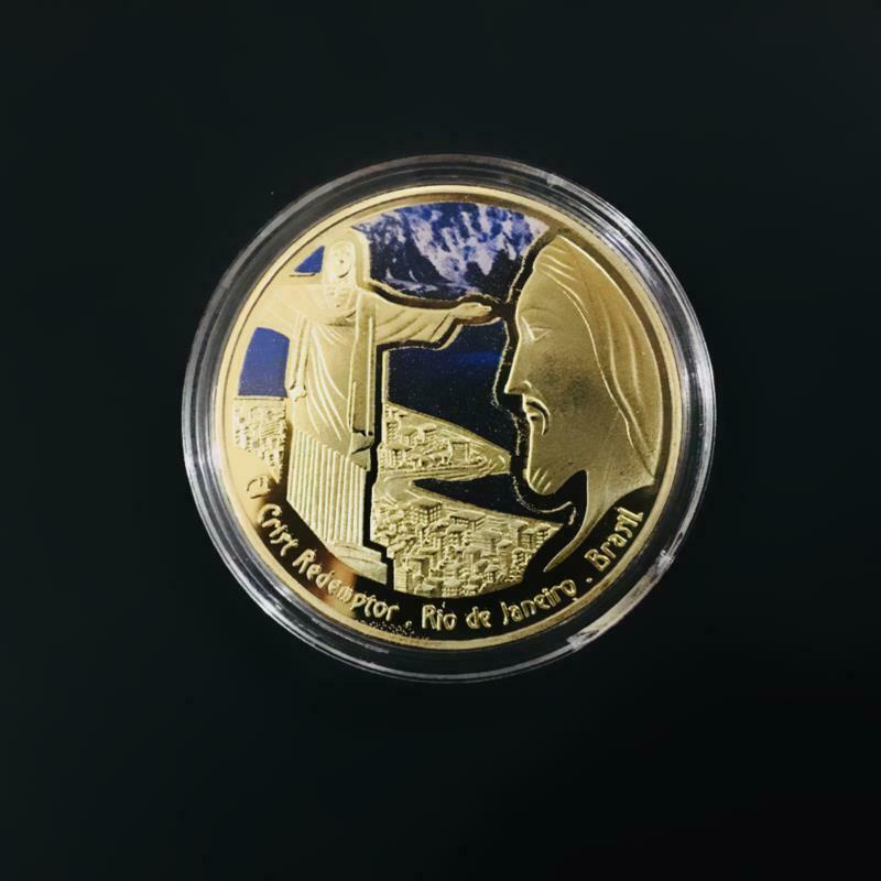 Christ The Redeemer Brazilian Rio Jesus Commemorative Coin Christianity Gift