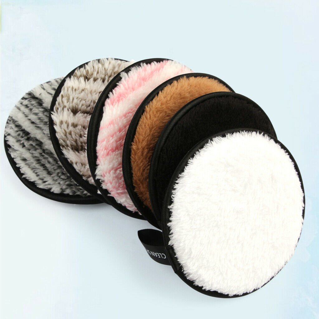 Resuable Washable Makeup Rmover Puff Sponge for Facial Cleansing White