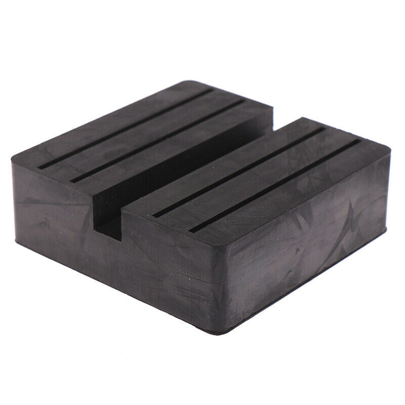 Car Lift Jack Stand Rubber Pads Square Universal Slotted Frame Rail Jack Gu_ Rf