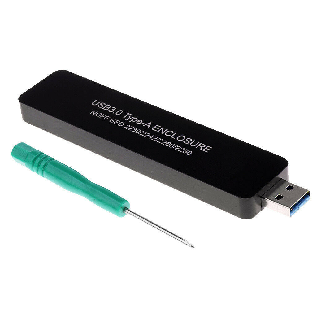 USB3.0 NGFF M.2 SSD Adapter Case External HDD Enclosure Box Supports B-key