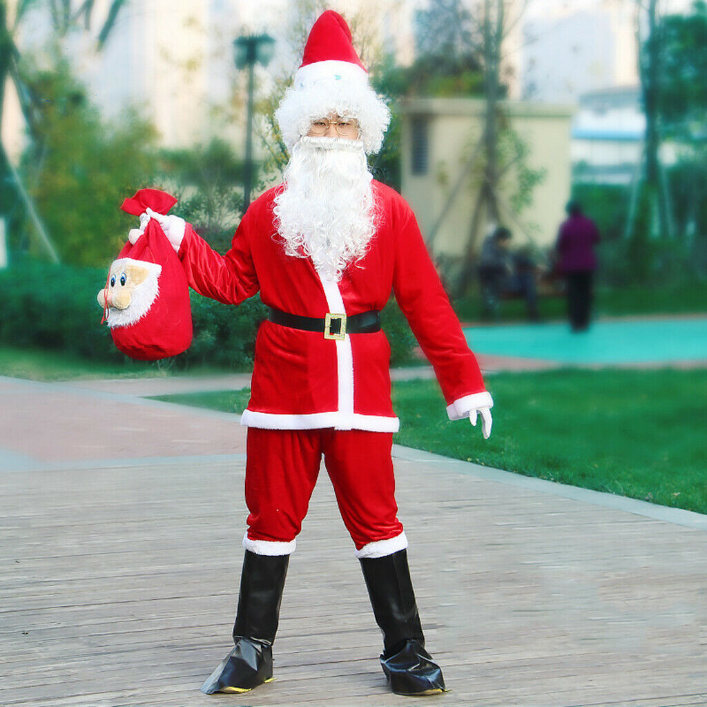 Santa Claus Costume Christmas Party Costume Fancy Dress Role Play