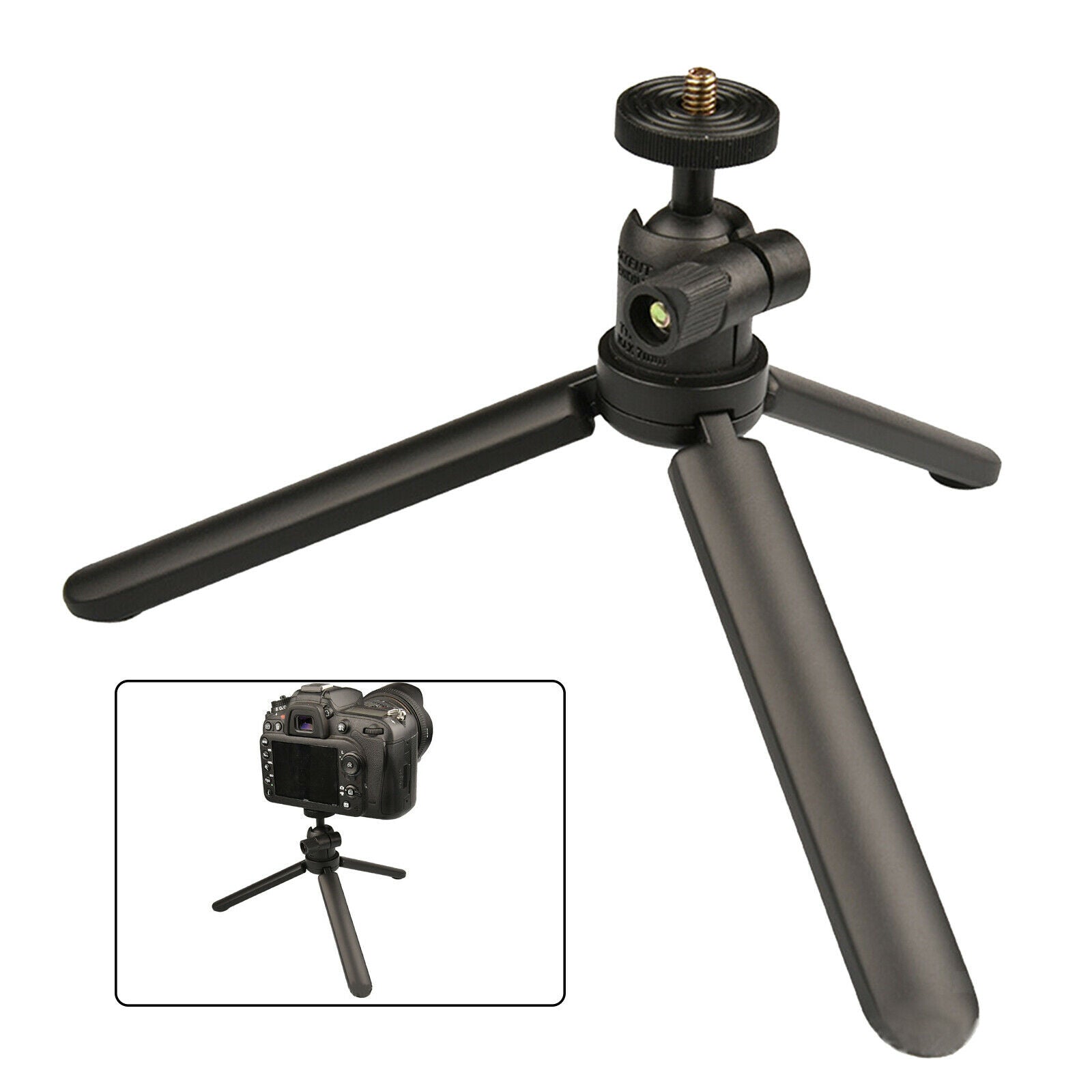 Tabletop Mini Tripod 360 Rotation Phone Stand Streaming Tripod Legs Monopod