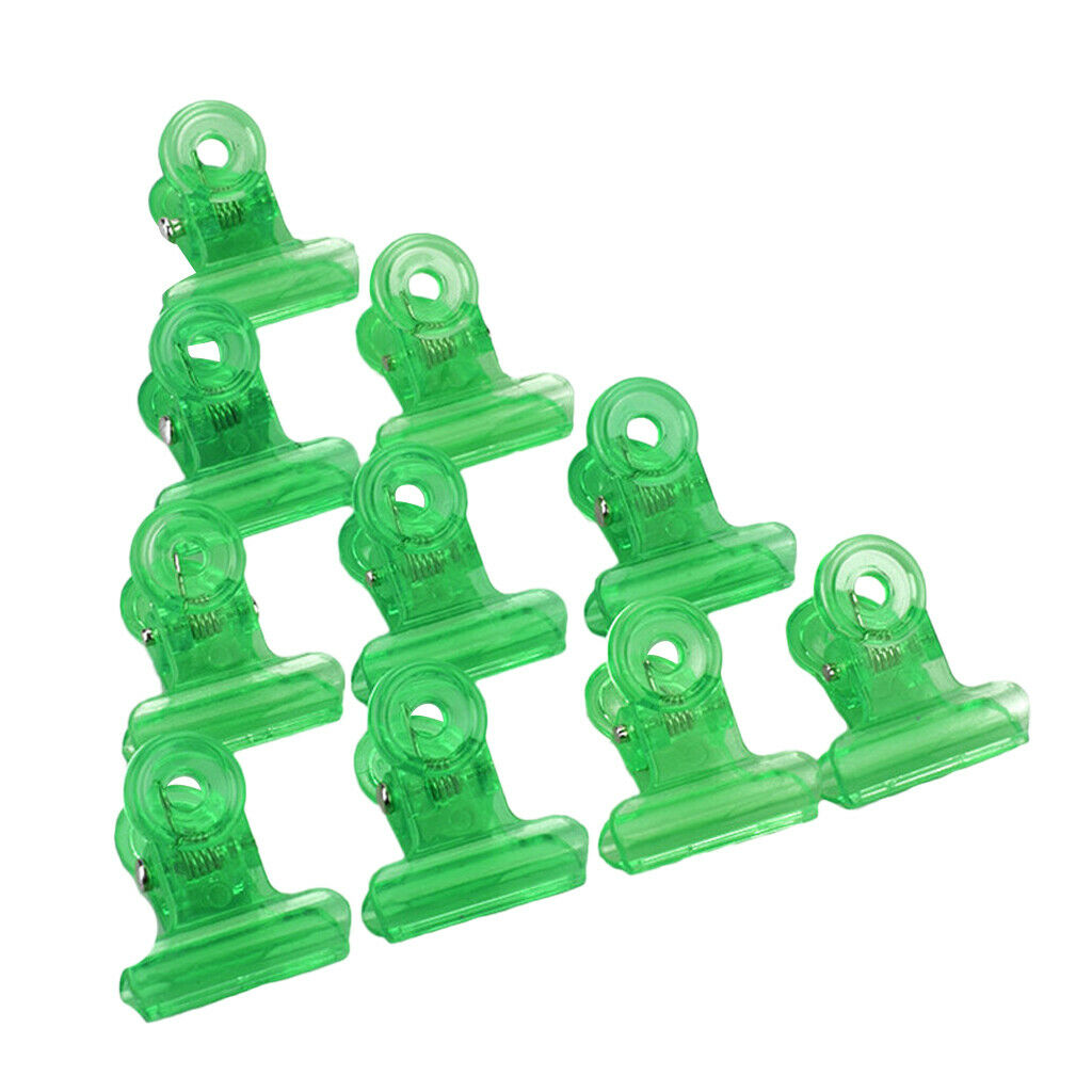 10X Reusable Acrylic Nail Polish Remover Clips Nail Art Soak Off Clip Green