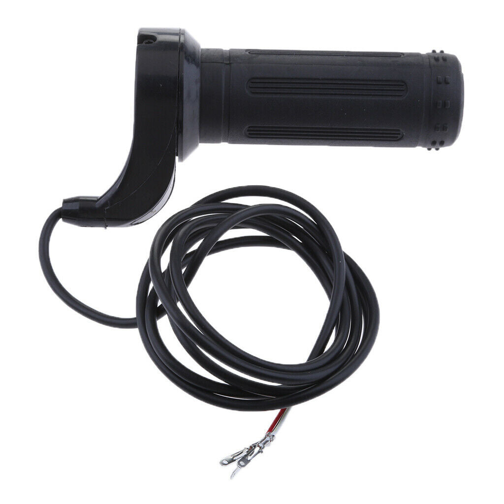24/36/48V 3 Wires E-Bike 7/8" Handlebar Twist Throttle Grip Speed Controler