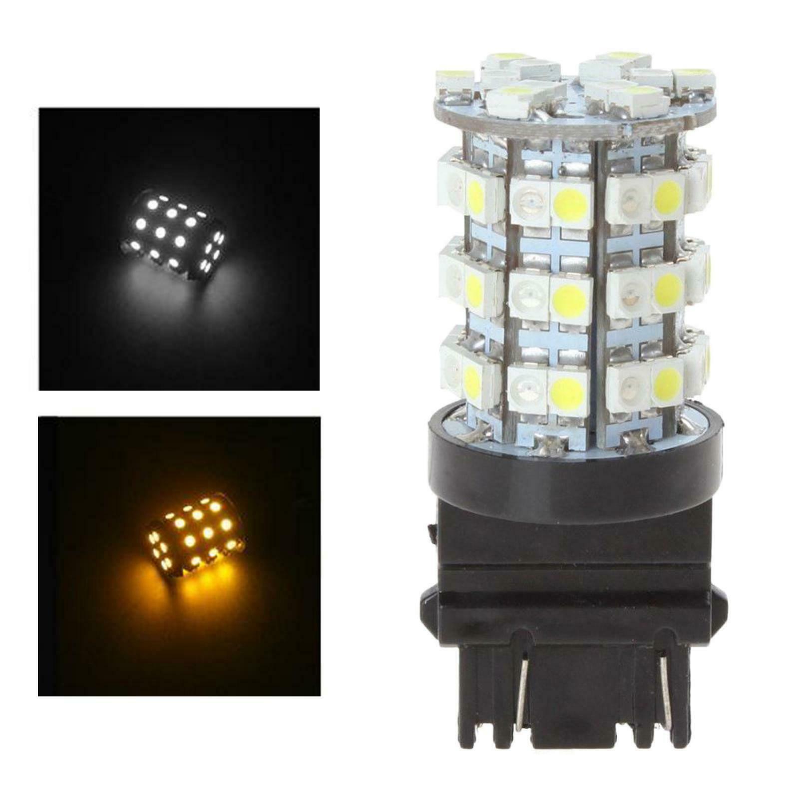 New T25 3157 3528 60SMD 12V Bright LED Turn Signal Brake Running Light Bulbs