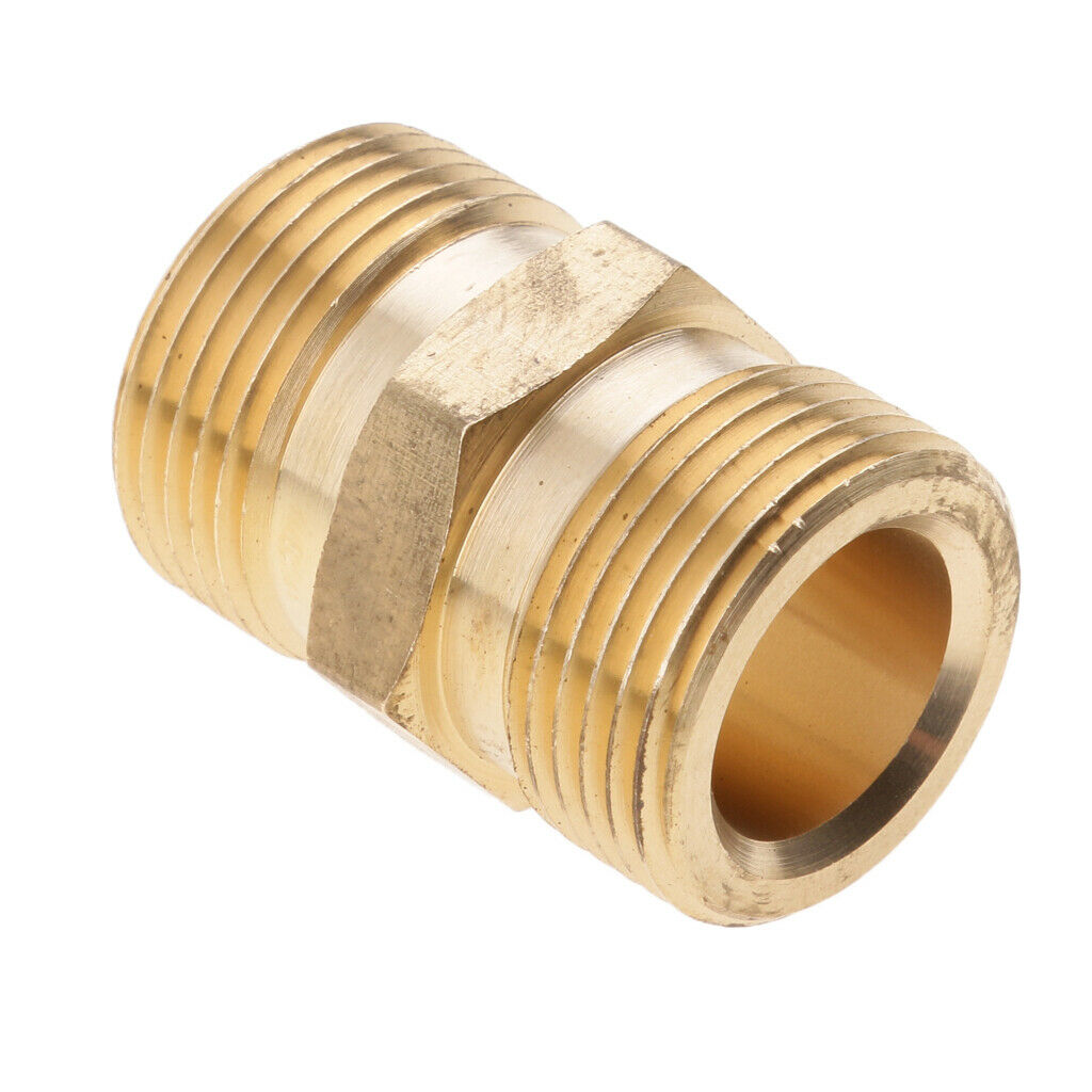 2 pcs Pressure Washer Hose Quick Connector M22x 1.5mm Coupler 14mm+15mm