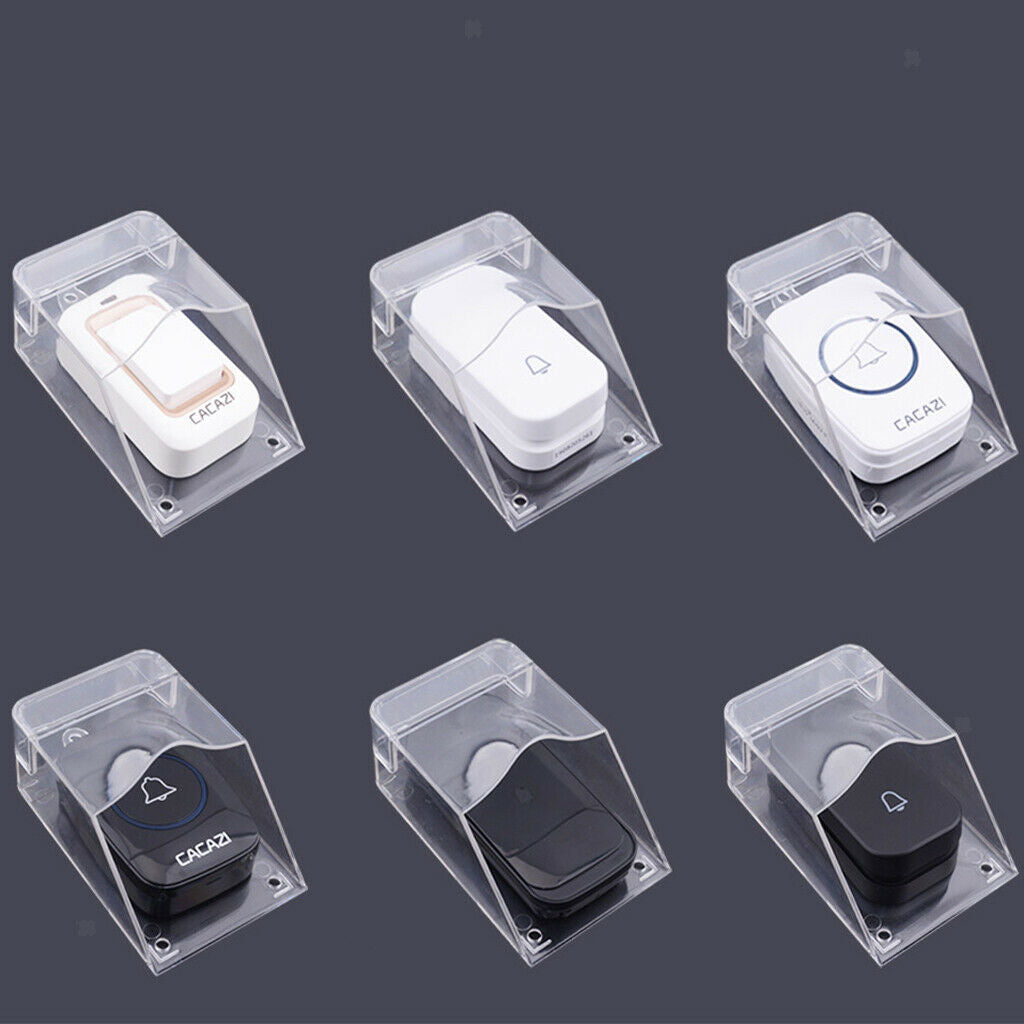 Doorbell Cover Clear Waterproof Cover for Wireless Door Bell Protector