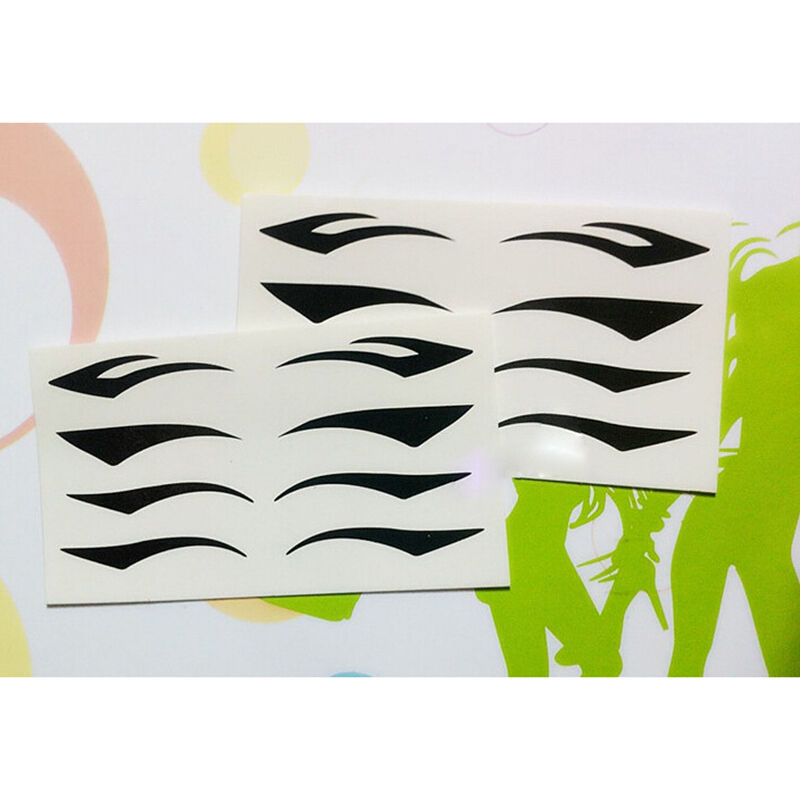 4 Pairs Temporary Rock Eye Tattoo Eyeshadow Stickers Eyeliner Makeu.l8